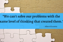 Albert Einstein quote ("We can